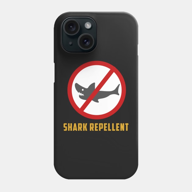 Shark Repellent Phone Case by ijoshthereforeiam