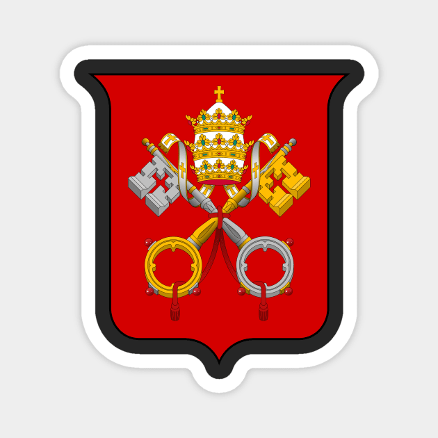 Coat of arms of the Vatican City Magnet by Flags of the World