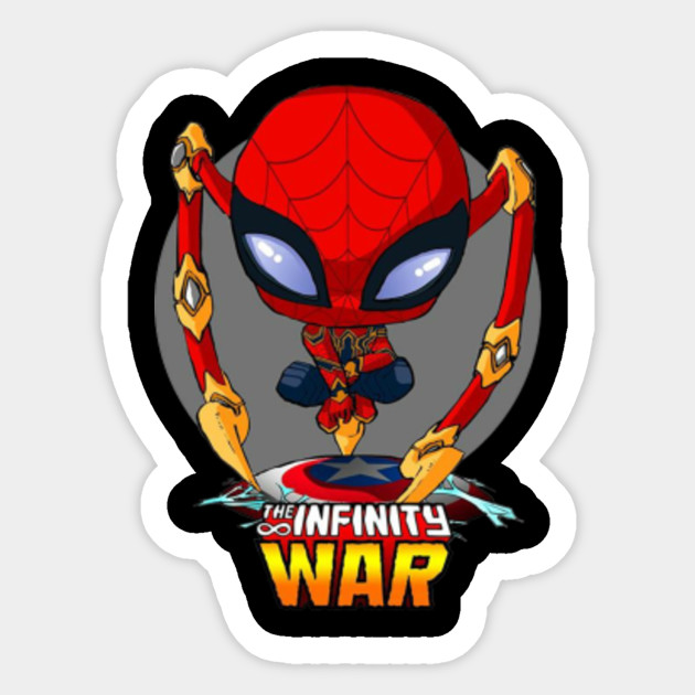 iron spider the avengers - Infinity War - Sticker TeePublic