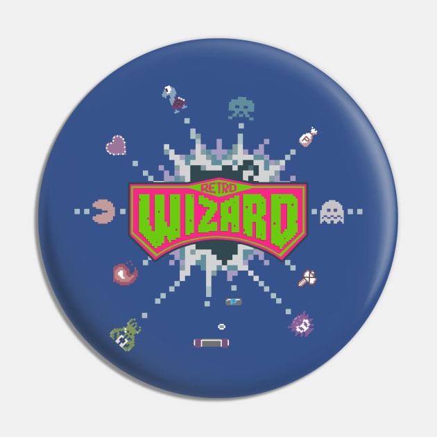 Retro Wizard Pin by TheHookshot