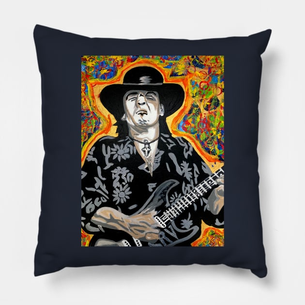 SRV Voodoo Pillow by Scott Hulderson