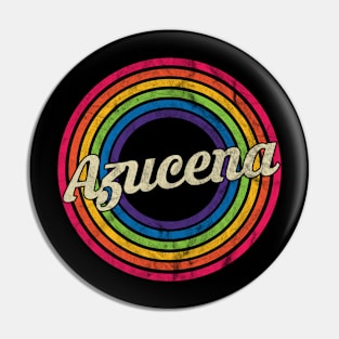 Azucena - Retro Rainbow Faded-Style Pin