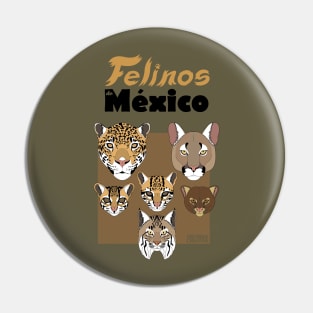 Felinos de Mexico 3 Pin