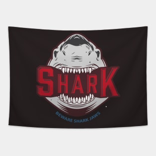 beware shark jaws Tapestry