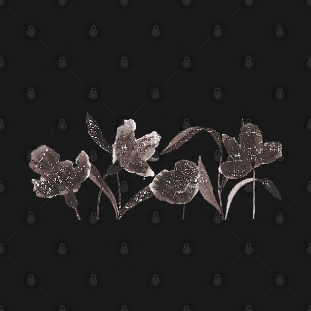 Wall Flowers BW1 -Pocket Size Image by Paloma Navio