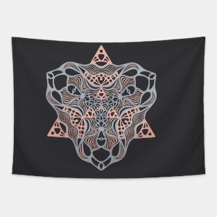 Organic Merkaba Mandala Tapestry