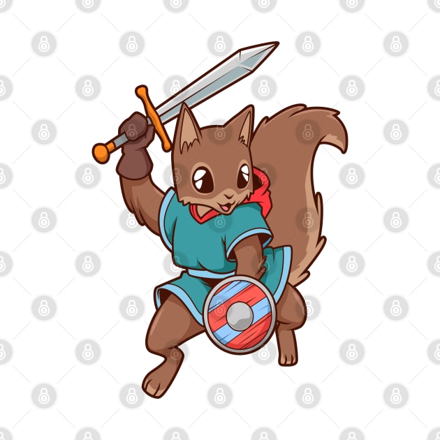 Roleplay character - Fighter - Squirrel by Modern Medieval Design
