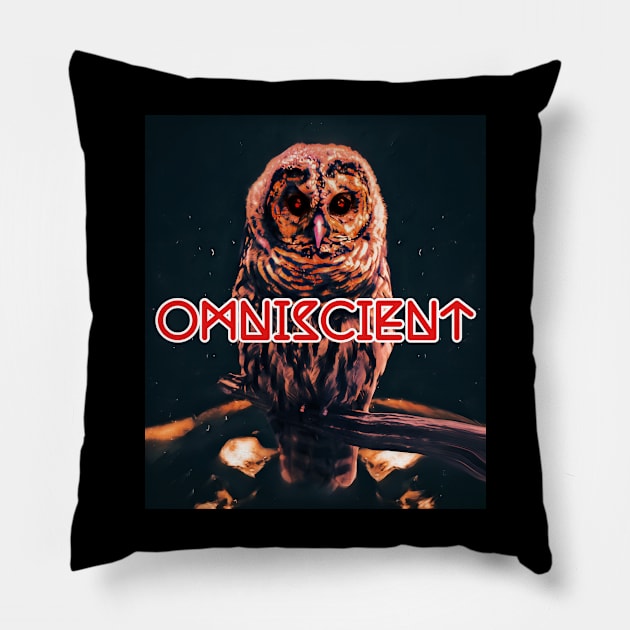 Omniscient Pillow by BlackOzean