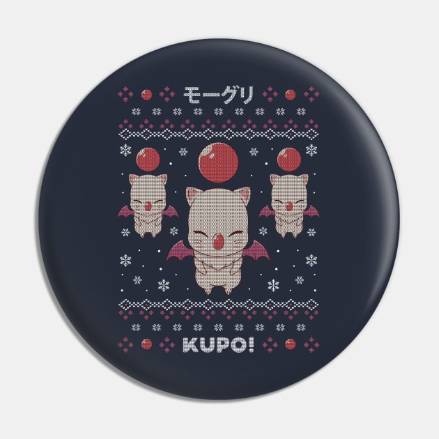 Moogle Kupo! Christmas Pin by Alundrart