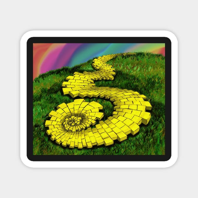 Yellow Brick Road Magnet by ellemrcs