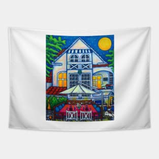 The Little Festive Danish House Tapestry