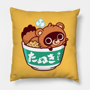 Tanuki Udon Kawaii Pillow