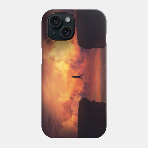 crossing the chasm Phone Case by 1STunningArt