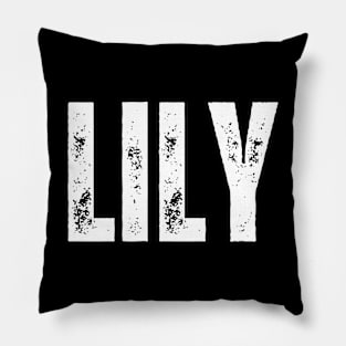 Lily Name Gift Birthday Holiday Anniversary Pillow