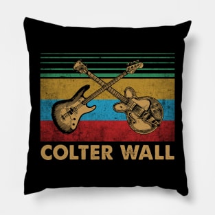 Graphic Proud Wall Name Guitars Birthday 70s 80s 90s Pillow