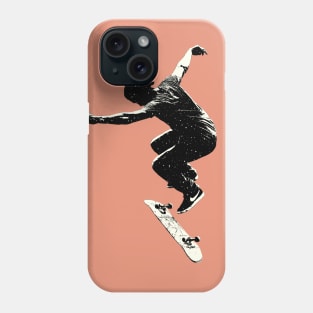 Skateboarder Kickflip Phone Case
