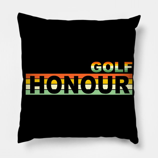 golf of honour retro Pillow by osvaldoport76