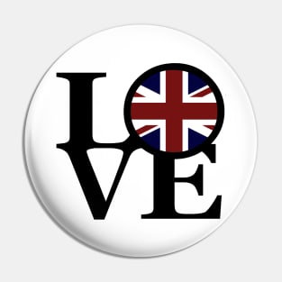 LOVE United Kingdom Pin