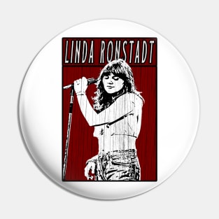 Vintage Retro Linda Ronstadt Pin