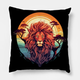 Lion Safari Animal Beauty Nature Wildlife Discovery Pillow