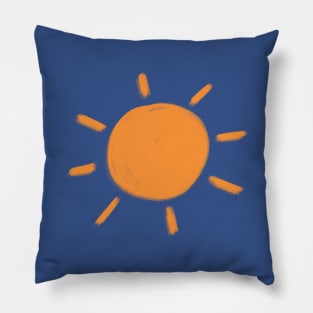 bright sun Pillow