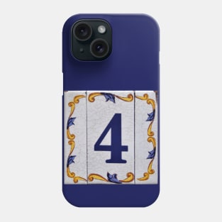 Number 4 Phone Case