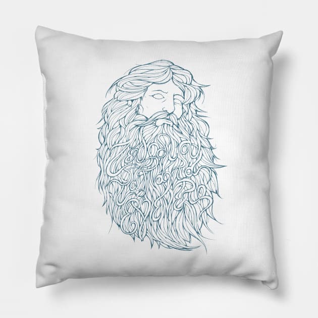 Zeus Pillow by mikekoubou