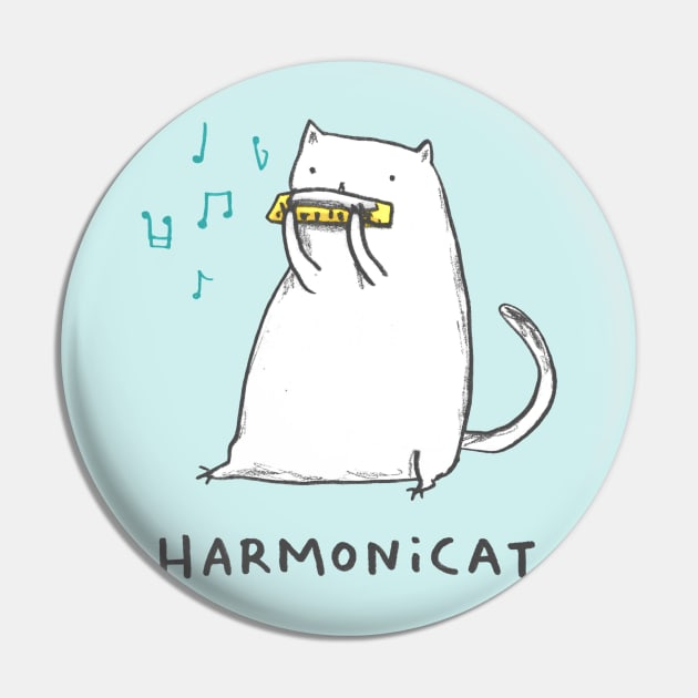 Harmonicat Pin by Sophie Corrigan