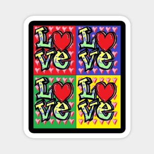 Pop Art Love 1 Magnet