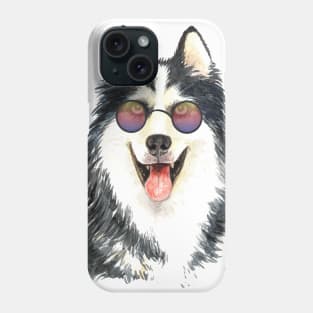 Hippie Husky - Siberian Huskies are Cool Phone Case