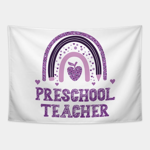 Pre- School Teacher Shirt, Pre Kindergarten Teacher, Kindergartner Teacher, Teacher Shirt, Back To School, Kindergarten Crew, Teacher Tapestry by Gaming champion