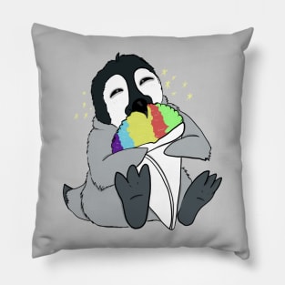 Snow Cone Penguin Pillow