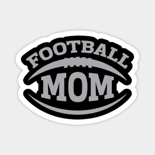 Football Mom (Grey) Magnet