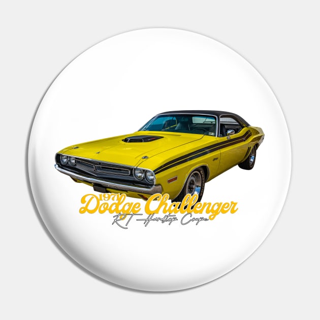 1971 Dodge Challenger RT Hardtop Coupe Pin by Gestalt Imagery