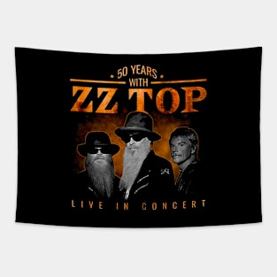 ZZTops Rock Band 50 Tapestry