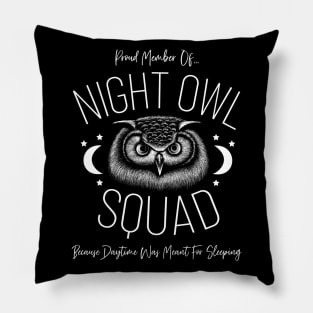 Night Owl Squad Pillow