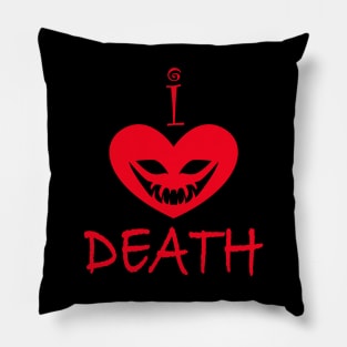 I Heart Death Pillow