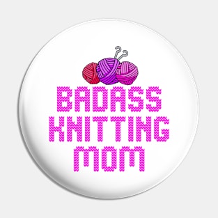 badass knitting girl Pin