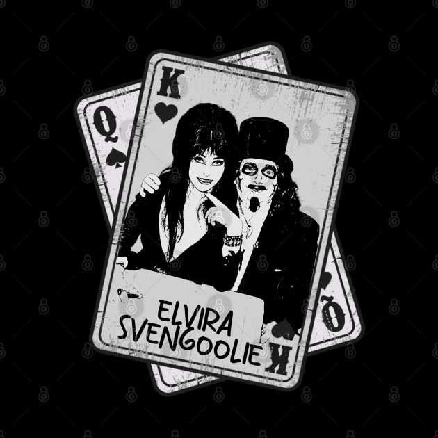 Retro Elvira & Svengoolie Card Style by Slepet Anis