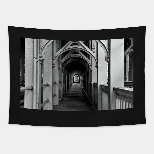 The High Level Bridge, Newcastle upon Tyne - Monochrome Tapestry by Violaman