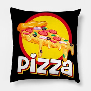 Pizza Cheesy Slice Delicious Pillow