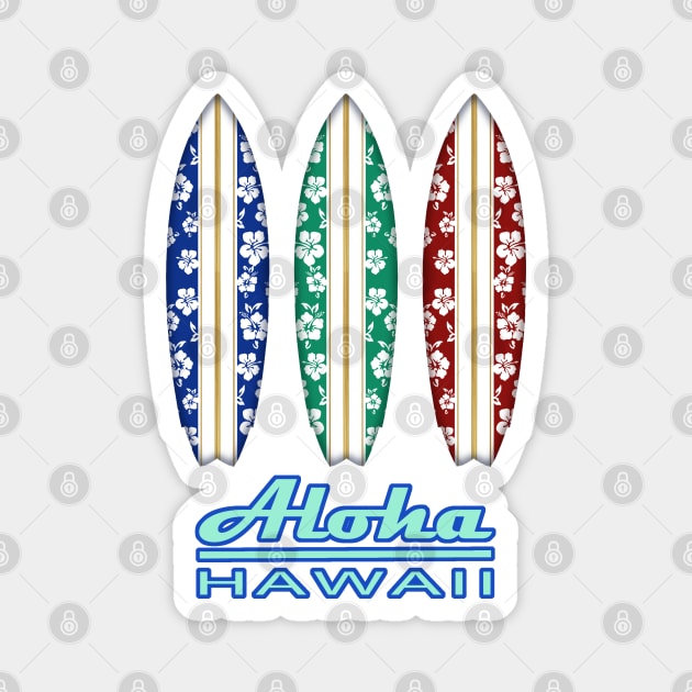 Aloha hawaii Magnet by robotface