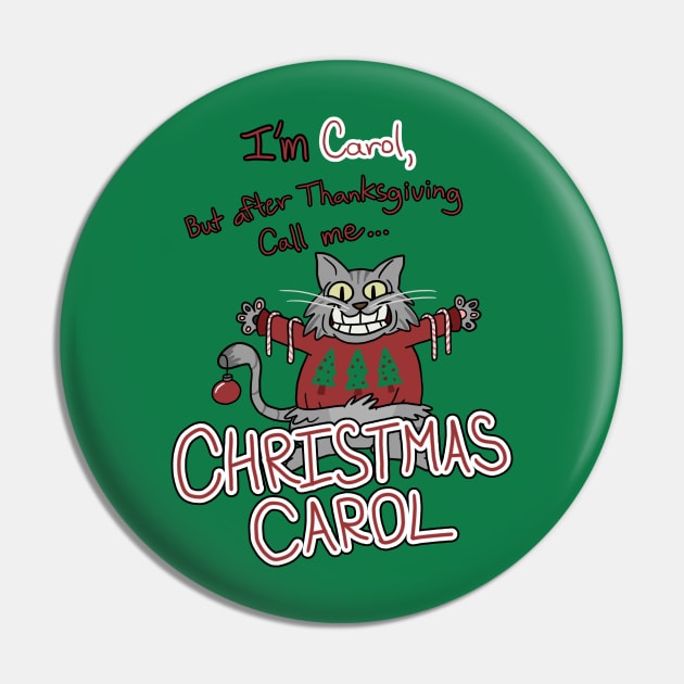 Christmas Carol Pin by Gumbandman