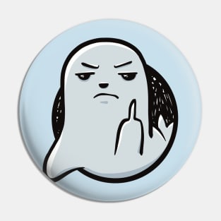 Grey Seal Of Disapproval - Seal Pun Pin