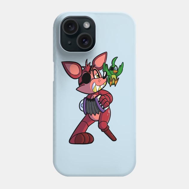 Rockstar Foxy Phone Case by pembrokewkorgi