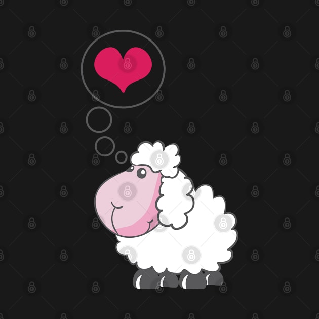 Valentine's Day - Sheep in love by GNDesign