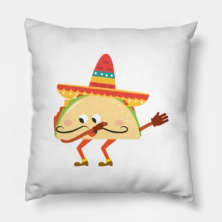 'Dabbing Taco' Cute Taco Tuesdays Gift Pillow