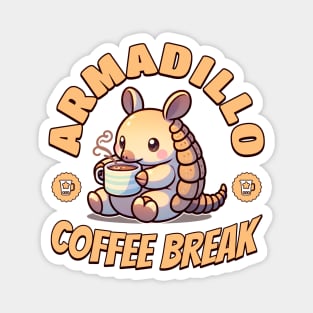 Armadillo Coffee Break Magnet