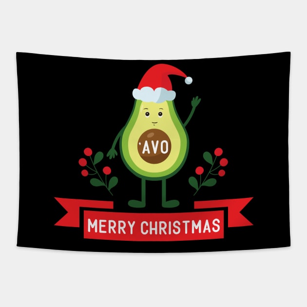 Avo Merry Christmas Tapestry by holidaystore