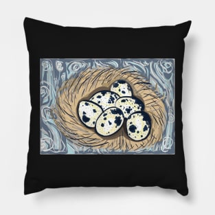 Quail eggs Pillow